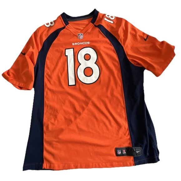 Nike Denver Broncos Peyton Manning Jersey Adult XXL #18 READ - Picture 1 of 14
